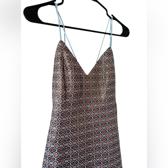 Alice + Olivia Geometric Mini Dress - Black and White - Picture 8 of 9